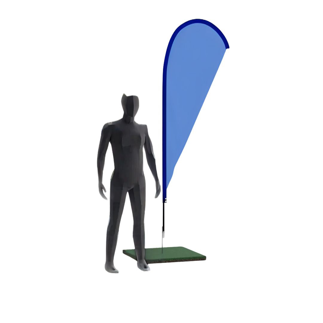Sponsored Circular Flags - Customizable & Eye-Catching"