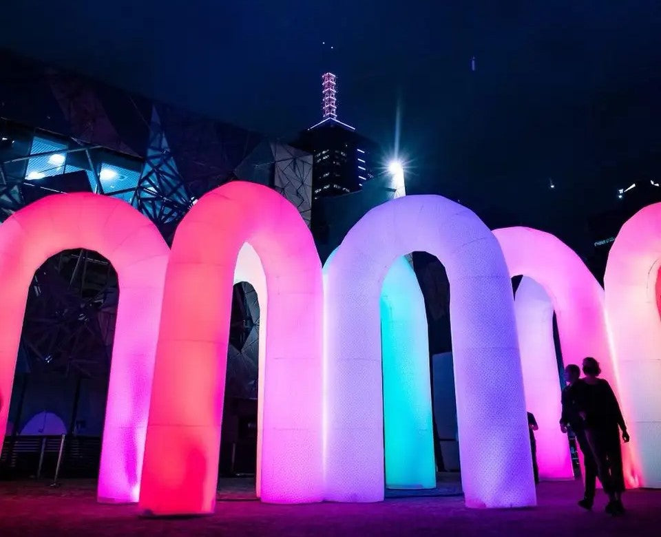 custom inflatable costumes led